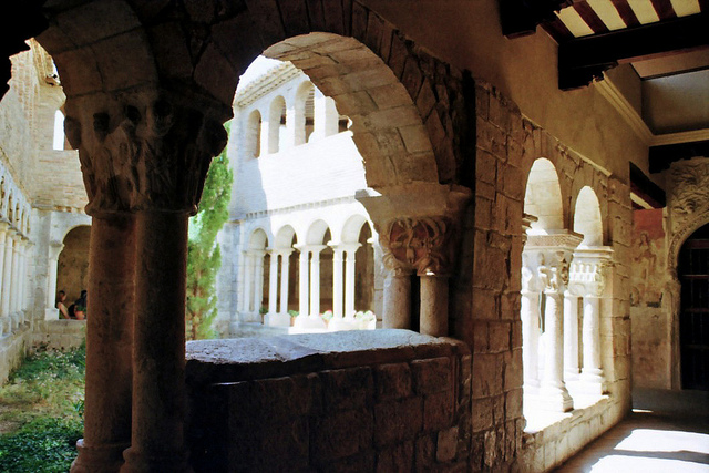 Claustro de la Colegiata de Alquézar